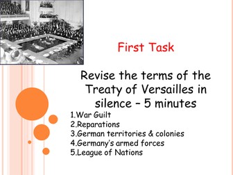 German Reactions to the Treaty of Versailles
