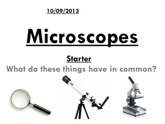 Microscopes intro