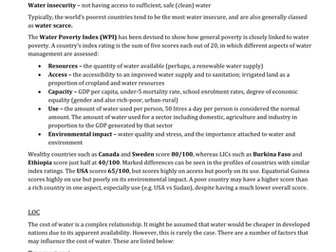 KS5 Water Conflicts Lesson 4