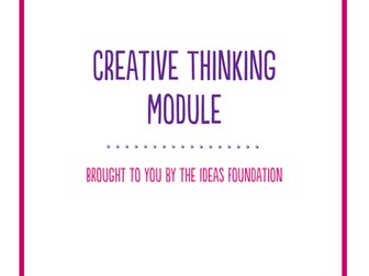 Creative Thinking Lesson Plan