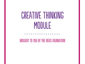 Creative Thinking Lesson Plan
