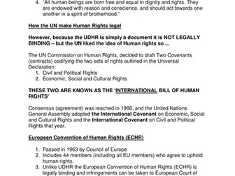 LP and Powerpoint on Human Rights