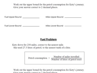 Upper and Lower Bounds Calculations Grade A