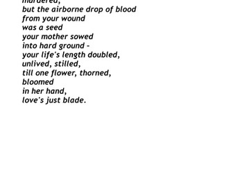 Poems for subjects: National &/or World poetry Day