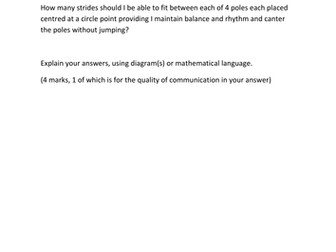 Maths in sport Horse Riding