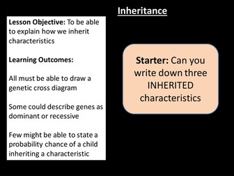 Inheritance of characteristics