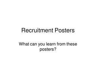Recruitment Posters
