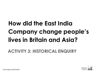 East India Company - Artefact & Source Cards