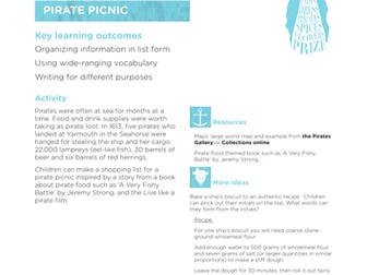Pirate Activities - Pirate Picnic