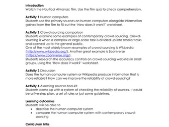 The Reliability of Computers - Activity