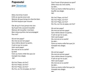 Relations sociales à travers trois chansons