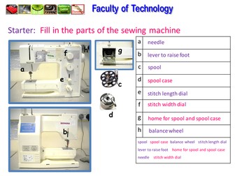 Sewing Machine Samples