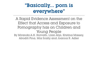 Basically Porn is Everywhere - Final Report