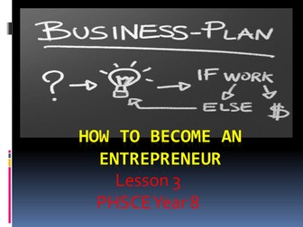 Business and being an Entrepreneur