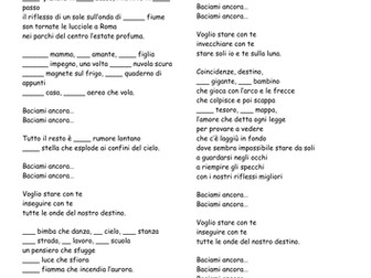 Articoli indeterminativi - Baciami ancora