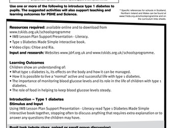 Type 1 Diabetes Primary Literacy Resources