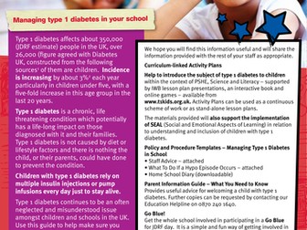 Type 1 Diabetes Made Simple - Primary School Guide