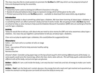 Type 1 Diabetes Primary School Assembly Plan