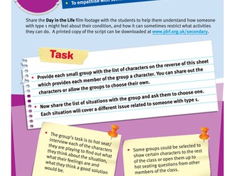 Discussion and Activity Sheet 4 - In the hot seat