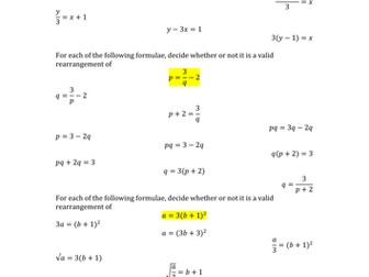 True or false - is this a valid rearrangement?