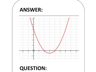 Quadratic Graphs Treasure Hunt