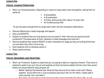 CHARLIE AND THE CHOCOLATE FACTORY SCHEME OF WORK