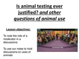 Animal rights discussion presentation