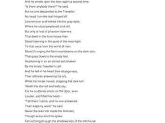 How is sound used in the Listeners?