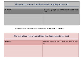 BTEC Level 2 Unit 1 Research Techniques