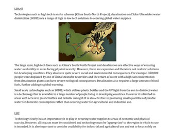 KS5 Water Conflicts Lesson 11