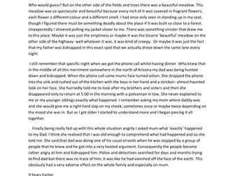 Dark Shadows-Friend or Foe (Narrative Example)