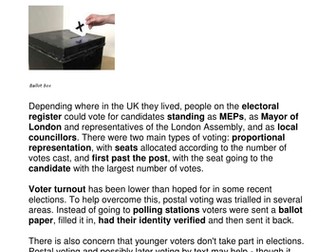FIRST PAST THE POST & PROPORTIONAL REPRESENTATION