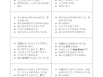 Role-play - Visiting the Doctor