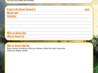 Walking with Dinosaurs- KS2 history, geog, etc