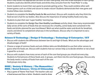 'Fuel for Life' -Lower Primary Lesson & Activities