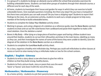 Unbeatable bones - Lower Primary Lesson Ideas