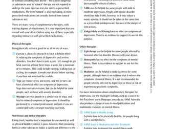 Complementary Therapies