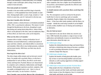 Cannabis and psychotic illness