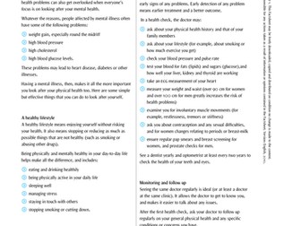 Mind + Body - Looking After Your Physical Health