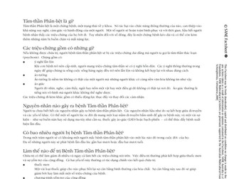 Schizophrenia - Vietnamese Translation