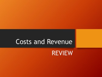 Costs Review