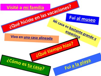 Questions and answers on holidays