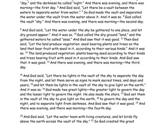 Judaeo Christian God Creatio Ex Nihilo