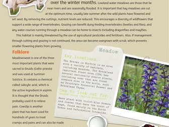 Meadow Habitat Guide