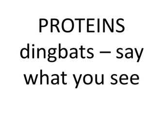 Dingbats Proteins