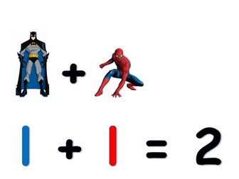 add 0 - 5 with batman n spiderman