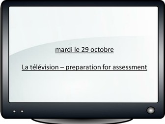 French - my tv viewing habits and preferences