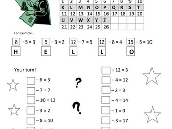 Codebreaker! (Subtraction using inversion)