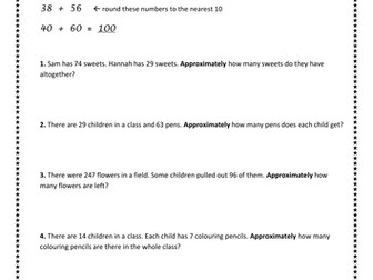 Rounding word problems