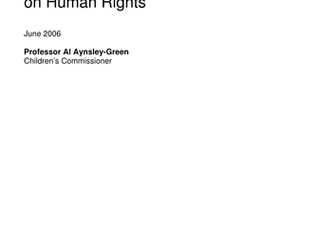 Memorandum to Joint Human Rights Committee